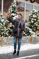 Portrait of a young beautiful girl