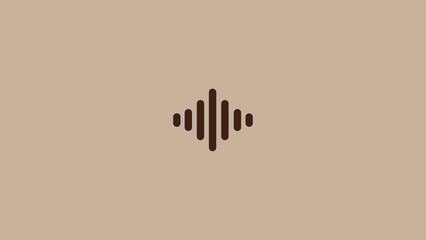 Sound wave icon vector simple isolated,Radio wave or sound wave icon vector isolated, electric signal wave icon, sound wave vector icon.