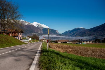 Deurstickers Borgo di Rango, trento, Trentino, Itala, montagna , natale, mercatini, © Catello