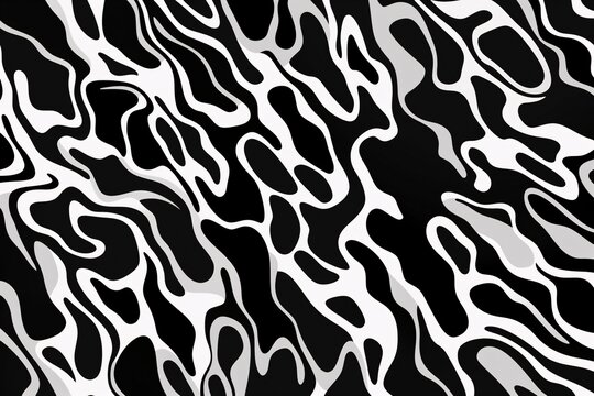 Cow skin black and white Pattern Background, Cow Spots Pattern Background, Cow Skin Pattern, Animals Skin Background, Cow Print, Cow Skin Texture, AI Generative