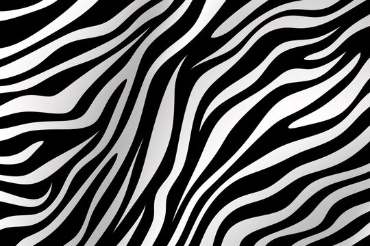 Zebra Skin Print Background, Zebra Stripes Pattern Background, Zebra Skin Pattern, Animals Skin Print, Zebra stripes black and white background, AI Generative