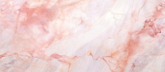 Obraz na płótnie Canvas A detailed view of a surface made of marble with a combination of pink and white colors
