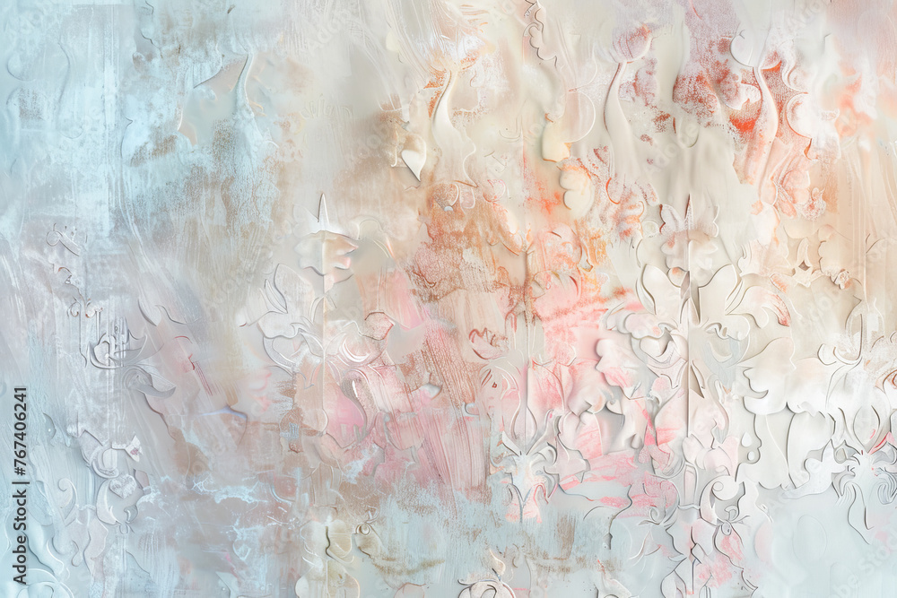 Poster an abstract background that reflects the charm and elegance of french style. the image features a mi