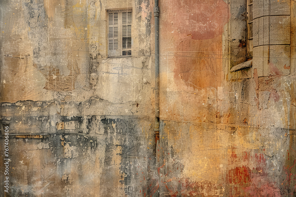 Poster an abstract background that reflects the charm and elegance of french style. the image features a mi