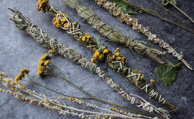 Slavic natural herbal incense wands - 767409633