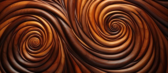 Fototapeta na wymiar Abstract Wooden Swirl Pattern
