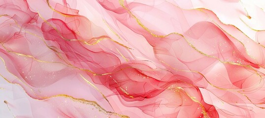 Soft Pink Marble Ink Texture Design Background
 