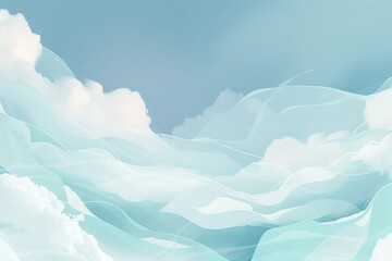 abstract background with blue sky and white clouds,