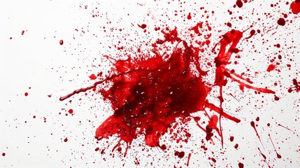 Realistic Red Blood Splatter Background