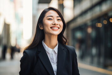 Fototapeta premium Portrait of a young businesswoman