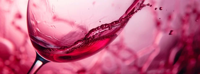 Fotobehang Pouring Red Wine into Glass © TimelessTales