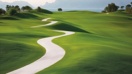 Fototapeta premium Antalya, Turkey: Stunning View of LinksLykia Golf Estate