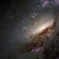 High-definition photograph of the Hubble telescope NASA image