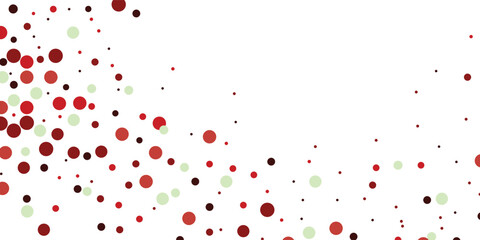 Red vector layout with circle shapes. Blurred decorative design in abstract style with bubbles. Template for your brand book. Autumn book theme. Vector illustration