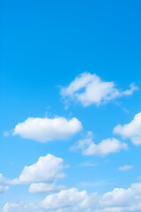 Picturesque Clear Blue Sky – Nature's Beauty Unveiled In Its Purest Form - obrazy, fototapety, plakaty