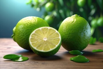 lime on the table