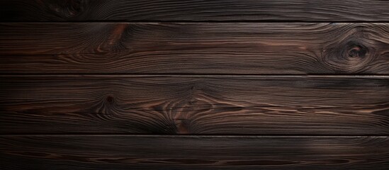 An up-close view of a wooden wall set against a dark background, showcasing the texture and grains of the wood