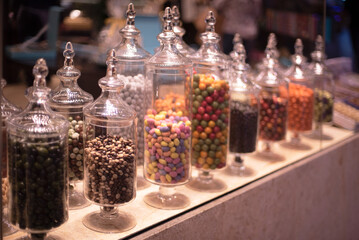 glass of chocolate candy