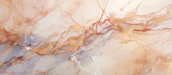 Fototapeta premium A closeup of a marble texture with a swirl pattern resembles a piece of art created by an arthropod. The intricate design is like a painting in nature, captured beautifully through macro photography