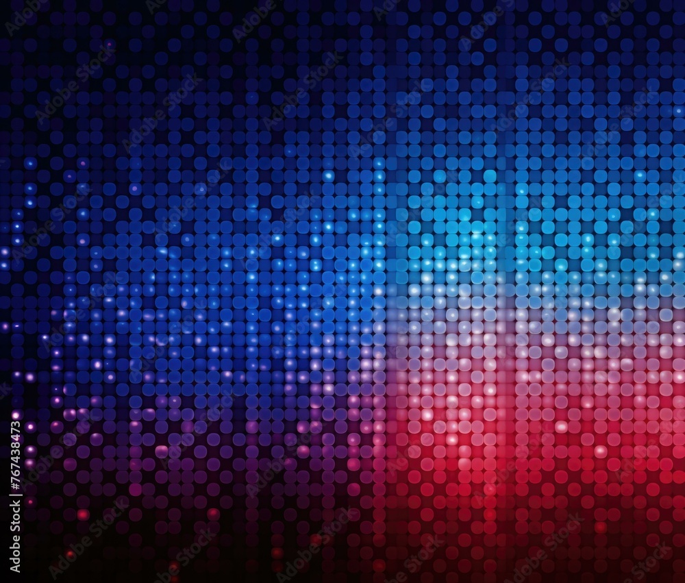 Poster a colorful abstract background with dots and circles. generative ai.