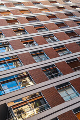 Street of a modern big city in Latin America