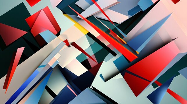 Abstract Suprematism background