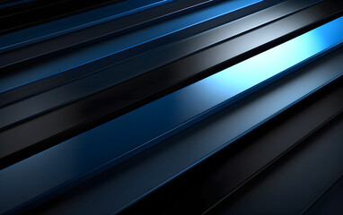 Obraz premium Abstract rendering of brushed color metal surface. Reflective surface. background geometric texture. volumetric color panels