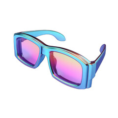 3D Glasses on white background . glasses isolated on white background, png
