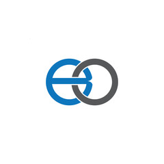 bo letter logo design vector modern logo