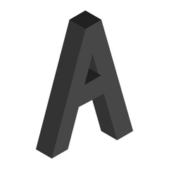 2.5D numbers and Letters icon pack