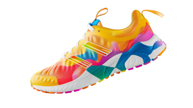 Colorful sneakers