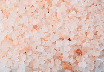 Crystal Pink Himalayan salt texture - 767457489