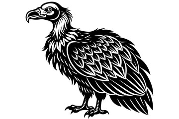 vulture silhouette vector illustration