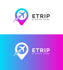 Trip logo Icon Brand Identity Sign Symbol Template 