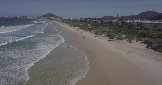 Praia Ingleses Floripa Florianopolis Drone Turismo Ver&atilde;o Ondas Areias Brancas Natureza Beleza Costeira Passarela Com&eacute;rcio Surf Esportes Divers&atilde;o Fam&iacute;lia Passeios Restinga Veraneio