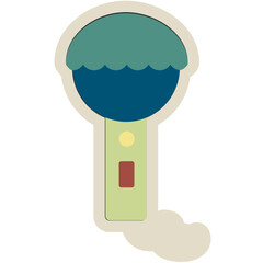 Flat paper wind cute multicolor Icon pack