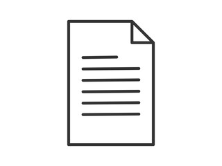 Illustration a vector icon depicting documents, suitable for web and mobile applications, isolated for use in graphic and design.
