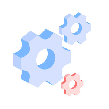 2.5D daily business colored icon pack