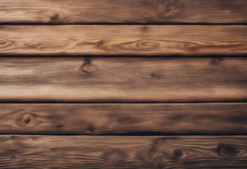 Naklejka premium Rustic Old Brown Wood Texture Panorama - Bright Light Wooden Background Banner for Vintage and Country-Style Designs