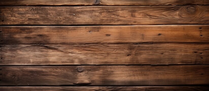 A closeup shot showcasing a brown hardwood plank wall with a blurred background. The beige wood stain highlights the beautiful pattern in the rectangular flooring