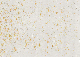 金箔と銀箔がある和紙のテクスチャ