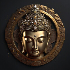 Character illustration lord buddha