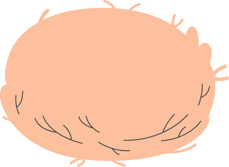 Bird Nest Hand Drawn