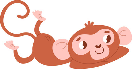 Monkey Animal Lying