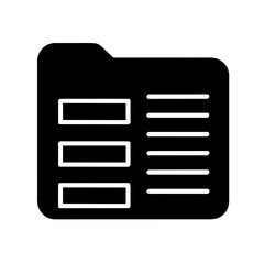 Data icon on a Transparent Background