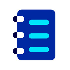 Paper document notes icon on a Transparent Background