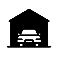 Car parking icon on a Transparent Background