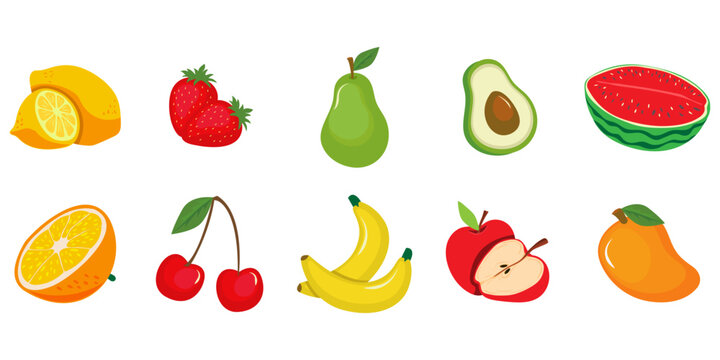 Fruit Flat Illustration