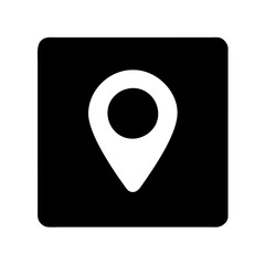 Map pin location icon. Modern GPS markers. Vector illustration on a Transparent Background