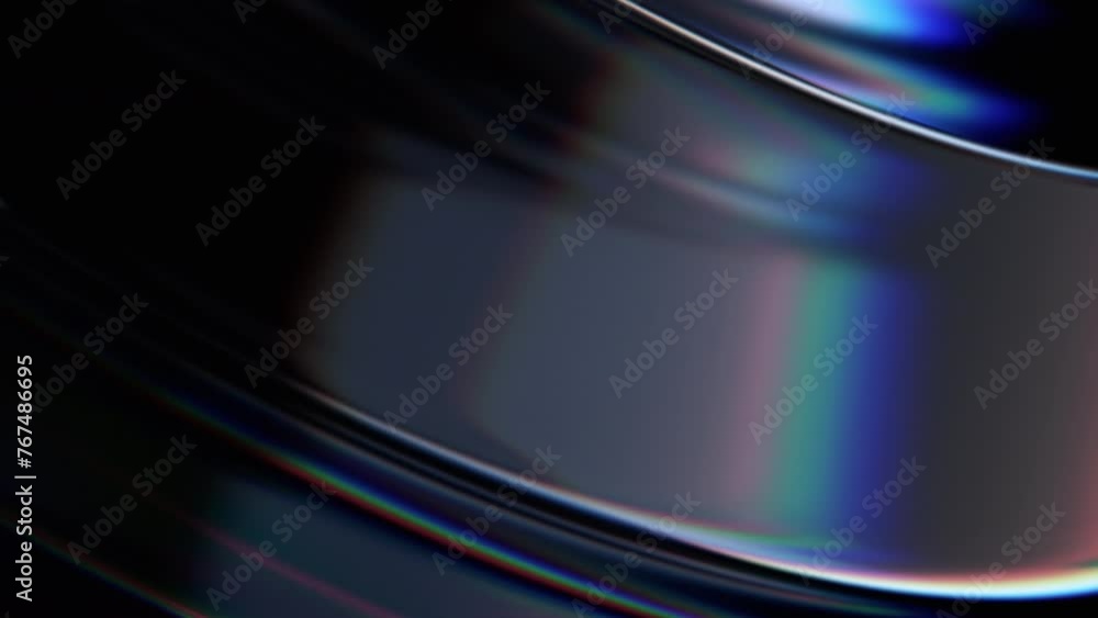 Poster abstract animation, 3d render of a background with color dispersion effect, 4k seamless looped video